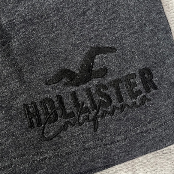 Hollister Men's Charcoal Athletic Shorts - Picture 3 of 7